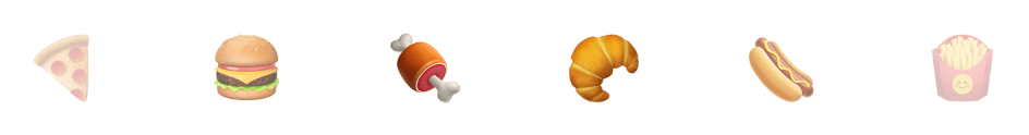 W Delivery Food Icons Opt